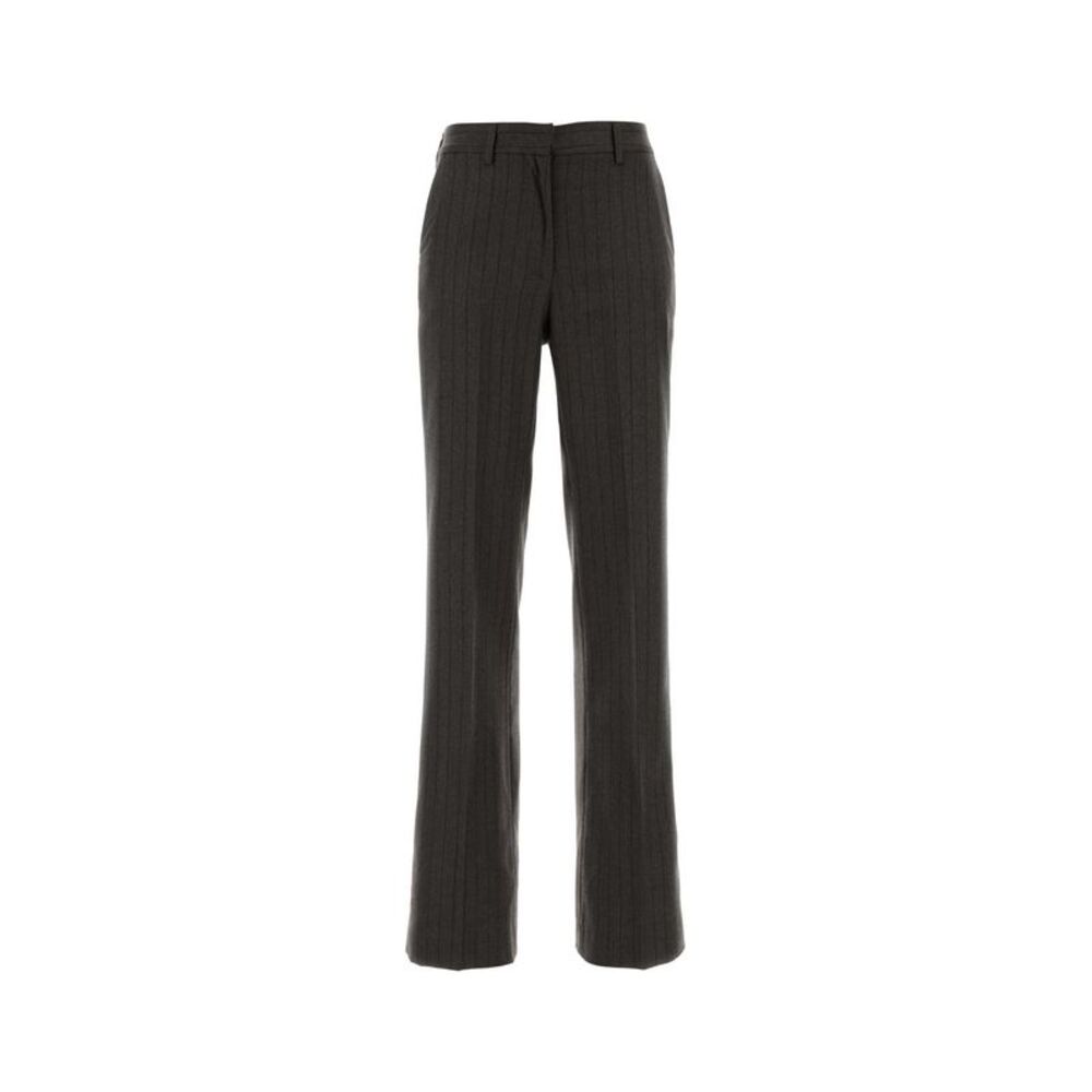 Pt Torino Women Embroidered Wool Jodie Pant